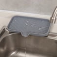 thumbnail image 3 of Jabonera de gel de sílice Advancent organizador de jabón para fregadero cocina tamaño grande, 3 of 6