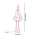 thumbnail image 3 of YIMWNYI Christmas Doll – Santa Claus, Snowman, and Reindeer Plush Decoration for Window Display, Glitter Holiday Ornament with Adjustable Legs, Festive Home Décor for Christmas and New Year, 3 of 6