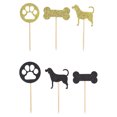 thumbnail image 3 of 24PCS Cake Topper Decorative Dog Bone Paw Cake Pick Cupcake Topper for Birthday, 3 of 10