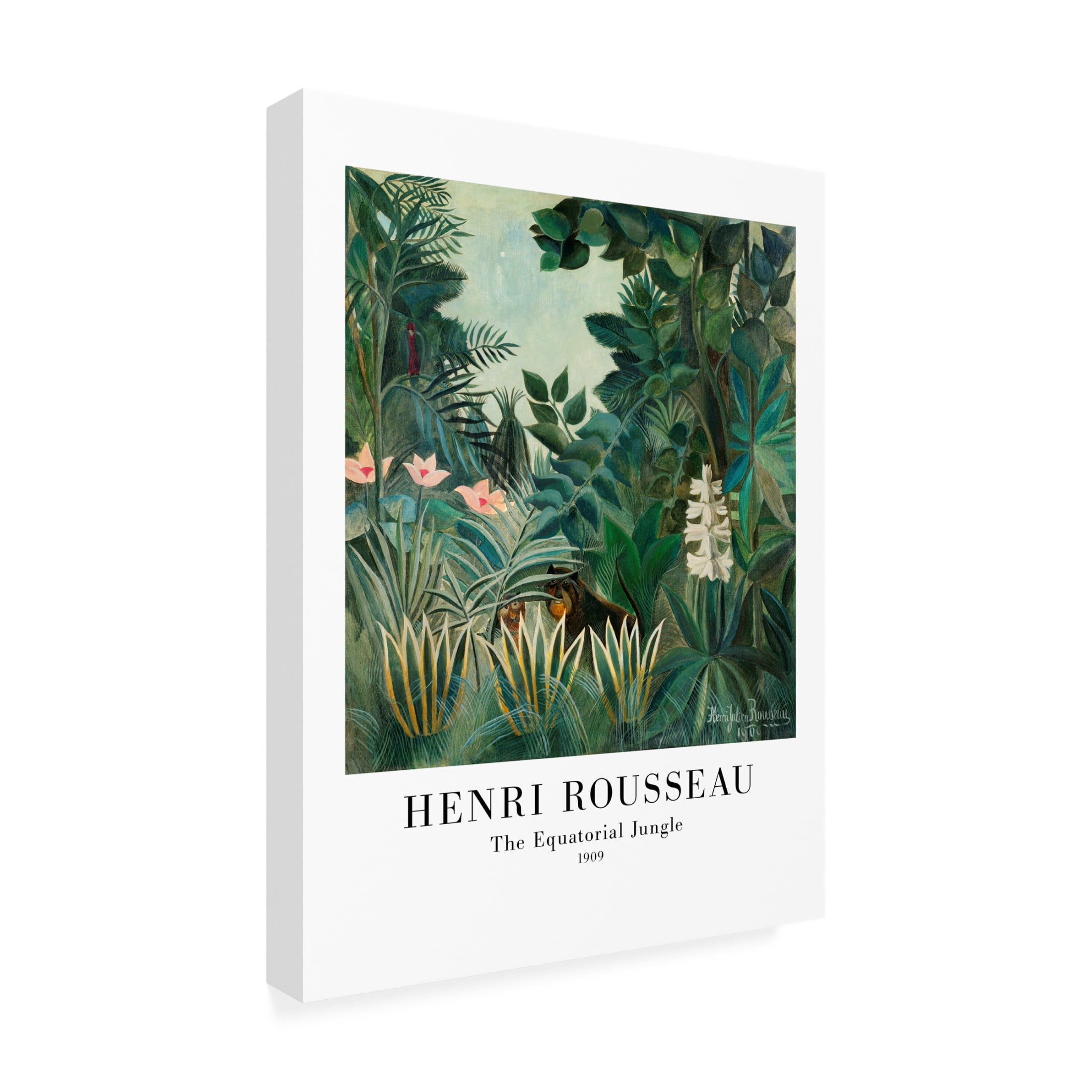 Trademark Fine Art Pictufy The Equatorial Jungle Canvas Wall Art