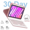 thumbnail image 3 of For iPad mini (2021) Detachable Magnetic Bluetooth Keyboard Tablet Stand Case with Pencil Holder and, 3 of 5