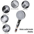 thumbnail image 3 of Dnogom 5-Mode High Pressure Filtered Handheld Shower Head,Good for Hair & Skin,11.4" Hard Water Purifying Multi-Function Shower Nozzle for Home/Gym/Hotel, 3 of 7