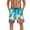 Multicolor#1, variant on Xuniizn Mens Swim Trunks Drawstring Elastic Waist Beach Board Shorts with Pockets Summer Quick Dry Hawaiian Tropical Print Holiday Bathing Shorts, S-3XL