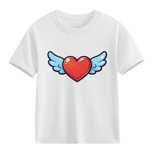 hengsof Children's Basic Short Sleeve Base T-shirt