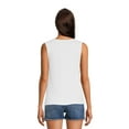 thumbnail image 3 of RealSize Women's Rib Muscle Tank Top, Sizes XS-3XL, 3 of 6