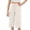 White, variant on Heydday Linen Capri Pants for Girls Baggy Straight Leg Gauze Yoga Pant Loose Comfy Cropped Trousers with Pockets (Sky Blue/12-13 Years)