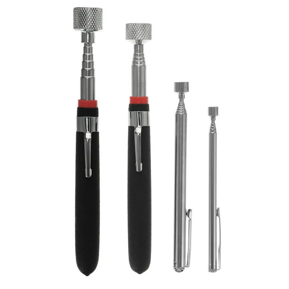 EeaseMX 4 unids flexible magnético telescópico recogida de recogida de herramienta imán fuerte cabeza gadget