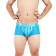 thumbnail image 4 of TIHLMK Men Underwear Comfortable Sweat-absorbent Ice-Silk Cool Boxer Splic Briefs, 4 of 8