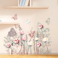 thumbnail image 1 of Vinil Decorativo H&Jess Mariposa Y Flor Rosa Grande, 1 of 2