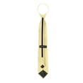 thumbnail image 5 of Jacob Alexander Men's Solid Color Pre-Tied Zipper Neck Tie - Yellow, 5 of 8