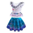 thumbnail image 4 of Maillot de Bain Mirabel pour Filles Encanto Enfants Col Rond Sans Manches Imprimé Mode Nœud Maillot de Bain Deux Pièces, 4 of 4