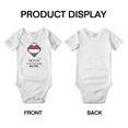 thumbnail image 3 of Half DUTCH Is Better Than None Baby Bodysuit Newborn Clothes Outfits (White, 18-24 Months), 3 of 5
