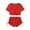Red, variant on Halter Bikini Tops for Women Pineapple Bikini Women's High Waisted Bikini Knot Scoop Neck Swimsuit Two Pieces Lace Up Bathing Suit Womens Bikini Women's Solid Backless Bikini with Cutout