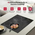 thumbnail image 4 of GASLAND 24'' Built-in Electric Cooktop, 4 Burners Ceramic Glass Ceramic Stove Top, 240V, 4 of 6