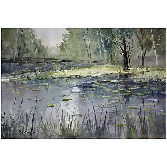 Trademark Art "Tranquility" Canvas Art by Ryan Radke