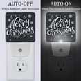 thumbnail image 2 of Christmas LED Square Night Lights - Modern Design, Soft Glow, Energy Efficient - for Bedroom, Nursery, or Bathroom - Set of 2, 2 of 6