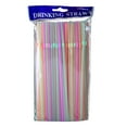 Guibest Flexible Bendy Party Disposable Drinking - Transparent 100PCS ...