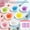 B, variant on DIY Perler Bead Kit - 1000 Piece 7 Color High Transparency Fuse Beads, Jewelry Making Set for Kids Crafts, Includes Glitter Fabric Sheet