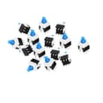thumbnail image 1 of Unique Bargains 14 Pcs 8 x 8mm PCB Tact Tactile Interrupteur à Bouton-Poussoir Auto Verrouillage Verrouillage 6P DIP, 1 of 2