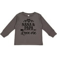 thumbnail image 3 of Inktastic Nana Papa Love Me Grandchild Boys or Girls Long Sleeve Toddler T-Shirt, 3 of 5