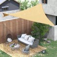 thumbnail image 2 of Square 10' Canopy Sun Sail Shade Garden Cover UV Protector Sand, 2 of 10