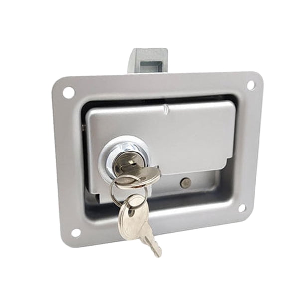 Cerradura para caja de herramientas con mango de paleta para RV, de acero inoxidable, 11,3 x 8,8 cm, repuesto para camión, ATV, UTV de alta resistenci Estilo A