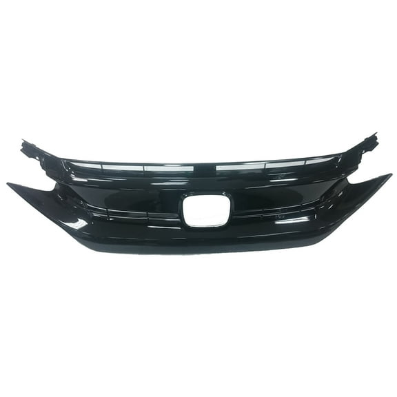 KAI New Standard Replacement Front Grille, Fits 2017-2019 Honda Civic Hatchback