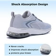 thumbnail image 4 of AOV GREEN LEAF Womens Wide Toe Box Walking Shoes Arch Support Plantar Fasciitis Running Tennis Sneakers Us 6-11, 4 of 7