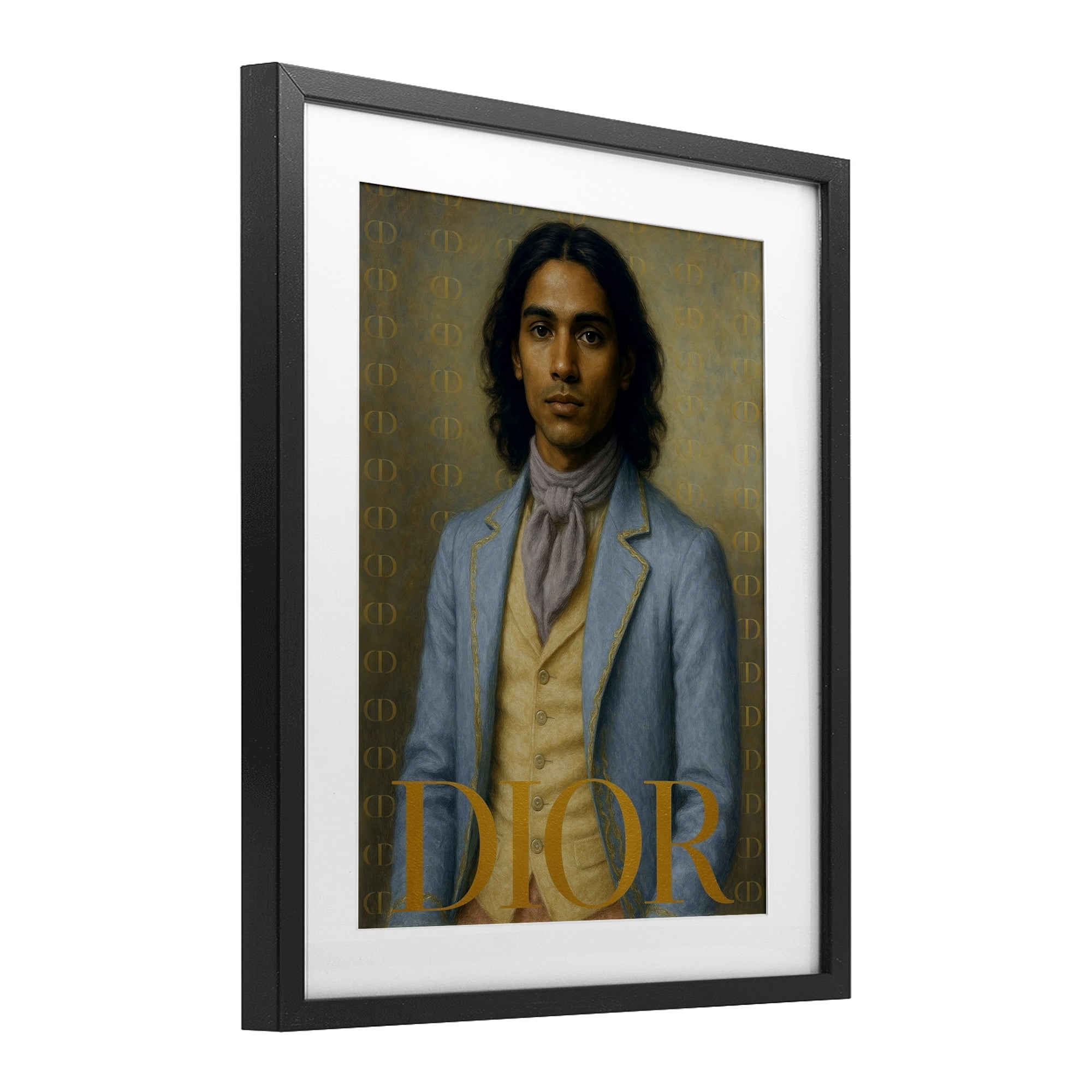 Stupell Industries Iconic Gentleman Fashion Black Framed Print Under Glass, design by Grotto Studios