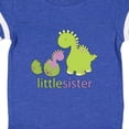 thumbnail image 4 of Inktastic Little Sister Purple Girls Baby Bodysuit, 4 of 5