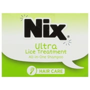 Nix Ultra Superlice Treatment, All-in-One Shampoo, 4 fl oz & Lice Removal Comb