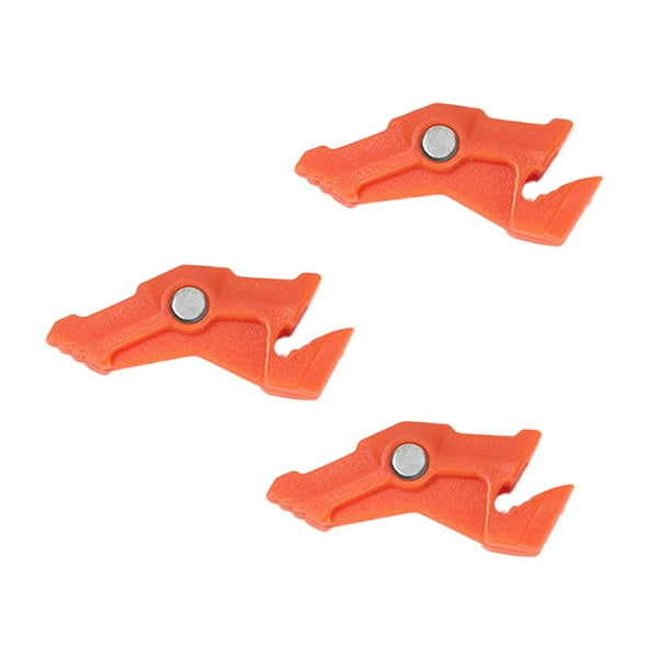 3 soportes para tanques de gas para exteriores, trípodes portátiles antideslizantes para cartuchos de gas. naranja
