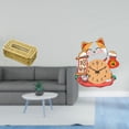 thumbnail image 2 of Caja de pañuelos,Dispensador de pañuelos para baño,Reloj de pared,Reloj de pared silencioso para amantes de los gatos,Bonito reloj de pared para dormitorios infantiles., 2 of 7