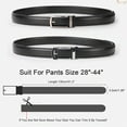 thumbnail image 2 of JASGOOD Click Belts for Men Leather Ratchet Dress Belt,Black, 2 of 6