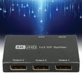 thumbnail image 3 of 1.4 Splitter, 1x3 DisplayPort Splitter Triple MST Ultra HD SST Hub  for  System for IOS System for  System, 3 of 7