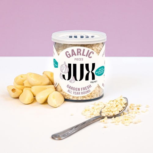 JUX Food Garlic Granules 60g, British Import (Pack of 2)