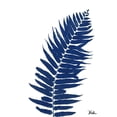 thumbnail image 2 of Pinto, Patricia 26x32 White Modern Wood Framed Museum Art Print Titled - Indigo Ferns I, 2 of 4