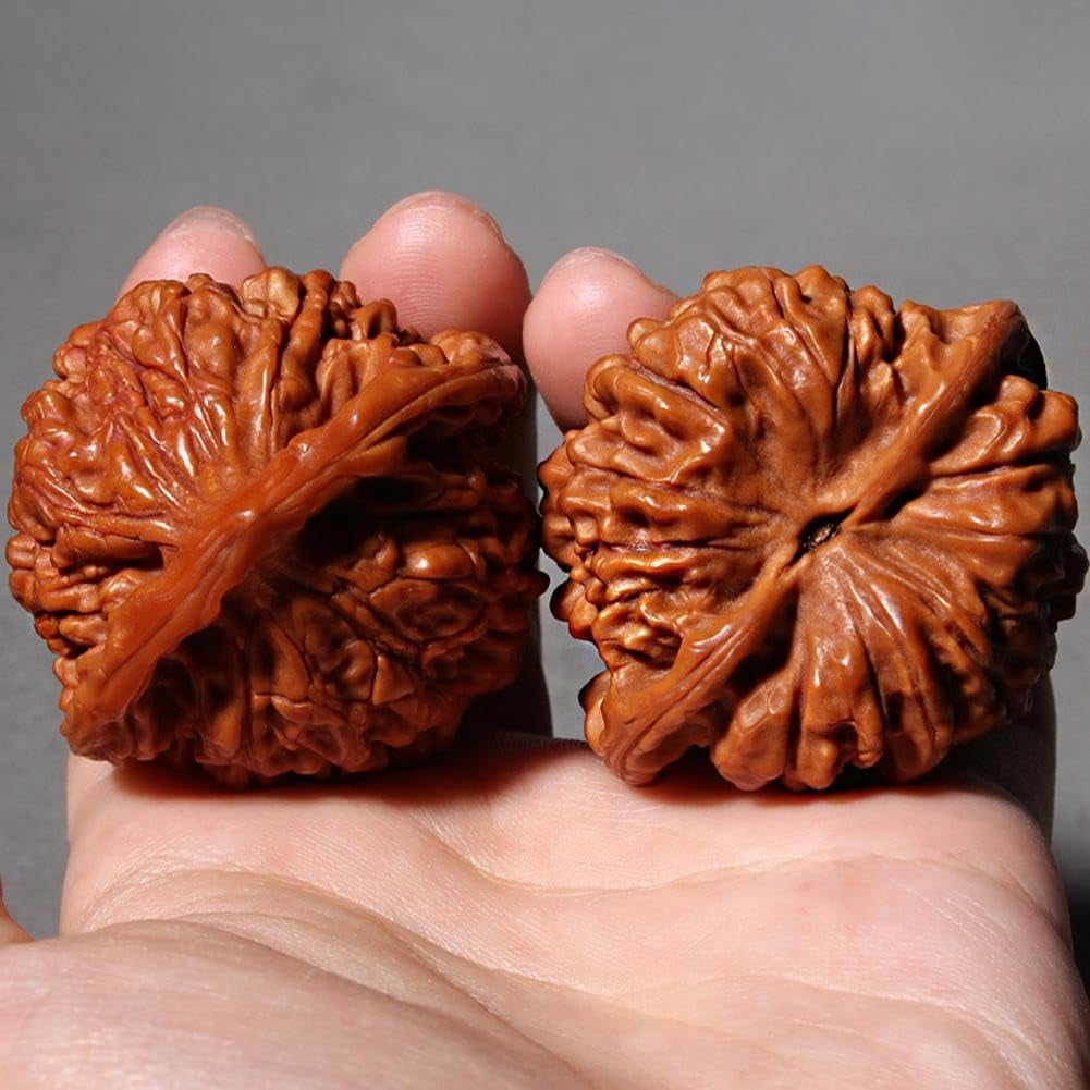 Chinese Walnuts Fidget, Wenwan Walnuts, Hand Training Massage Stress Relief, Walnut and Massage Stress Relief Health Care Ball Toys