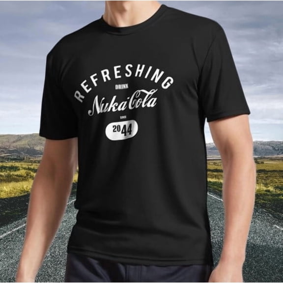 New Shirt Nuca Cola - White Active T-Shirt Funny Size S - 5XL