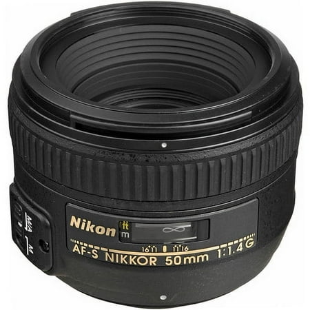 Nikon - AF-S NIKKOR 50mm f/1.4G Standard Lens - Black