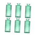 thumbnail image 2 of 6 jarrones de vidrio con forma de capullo para arreglos florales, portátiles, minimalistas, mini flores Verde, 2 of 7