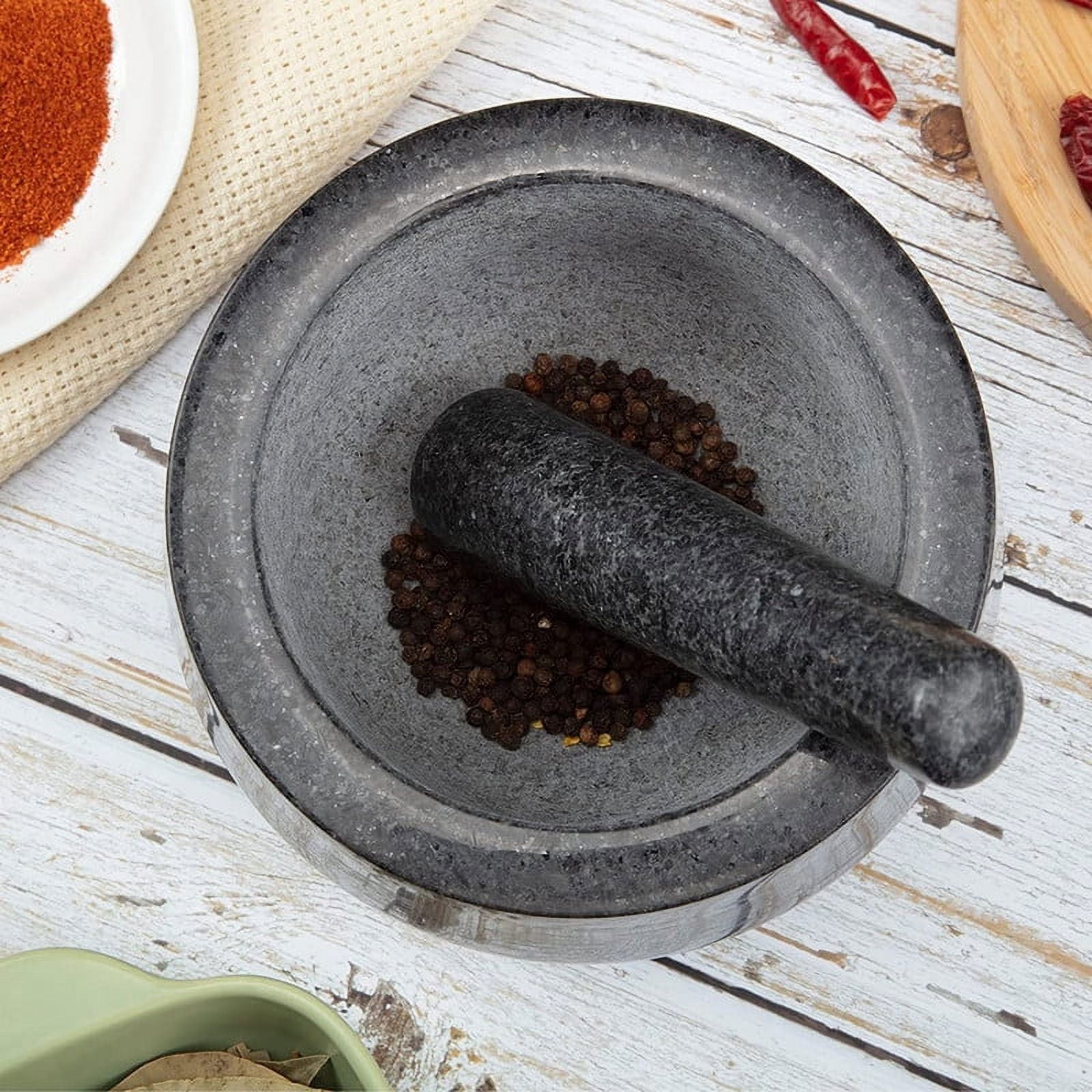 Large Mortar and Pestle in Cherry and Walnut Wood/spice Grinder Bowl/wood  Bowl/pepper Grinder/spice Grinder/masher/cooks Gift 