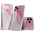 thumbnail image 1 of Design Skinz Marbleized Pink Paradise V6 Full Body Skin Decal Wrap Kit Compatible with Apple iPhone 12 Pro Max (Screen Trim & Back Skin), 1 of 5
