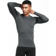 thumbnail image 5 of Cadmus 4 Pack Men's Workout Long Sleeve Shirts Compression Dry Fit Muscle Tops, 5 of 7