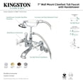 thumbnail image 2 of Kingston Brass CC466T1 Adjustable Center Wall Mount Tub CC466T1, 2 of 2