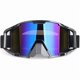 thumbnail image 1 of wonima02 Motorcycle Riding Goggles for Off Road Motocross, Dirt Bike ATV Racing - UV Protection, Shatterproof, Dust-Resistant - UTV MX Helmet Glasses for Outdoor Sports - Black Frame, Color Lens, 1 of 1