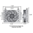 thumbnail image 2 of Cooler Derale 15850 Atomic-Cool Ventilador de 8" - Entrada -8AN, 2 of 2