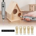 thumbnail image 3 of Yeacher Mini Rotary Tool Portable Electric Grinder 5000-15000rpm Variable Speed Rotary Cutter with 24Pcs Attachments for Crafting Projects and DIY Creations, 3 of 7
