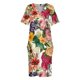thumbnail image 3 of Vestido calado con estampado floral estético para mujer elegante vestido vintage con bolsillo de rama de algodón Verano, 3 of 6