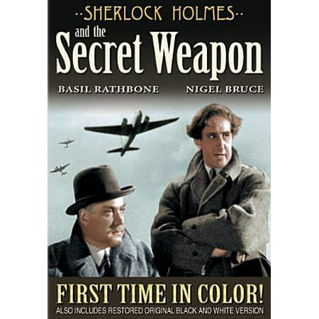 Sherlock Holmes and the Secret Weapon (Colorized / Black and